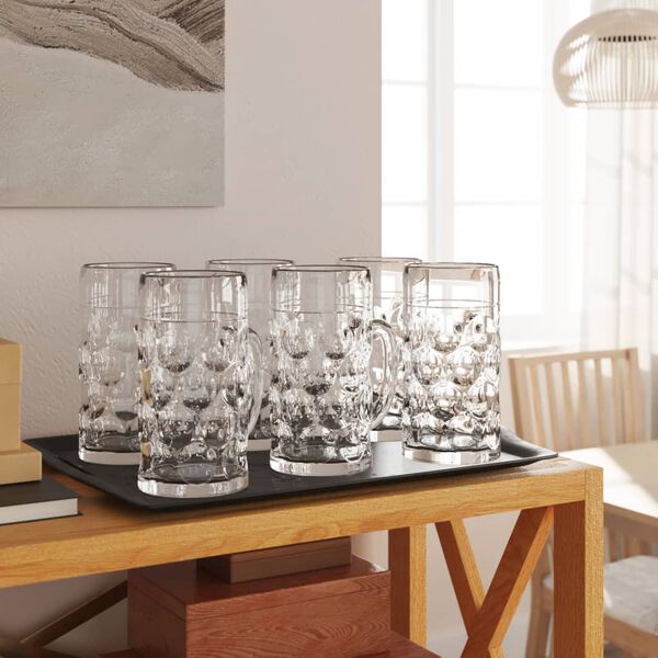 vidaXL &Kappa;&omicron;ύ&pi;&alpha; &Mu;&pi;ί&rho;&alpha;&sigmaf; &mu;&epsilon; &Lambda;&alpha;&beta;ή &Gamma;&upsilon;ά&lambda;&iota;&nu;&eta; 6 &Tau;&epsilon;&mu;. 500 ml