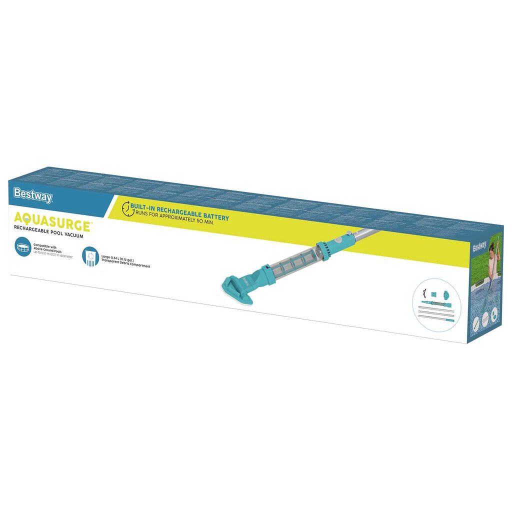 Best Way Bestway AquaSurge επαναφορτιζόμενη σκούπα πισίνας - πλαστική και αλουμινένια
