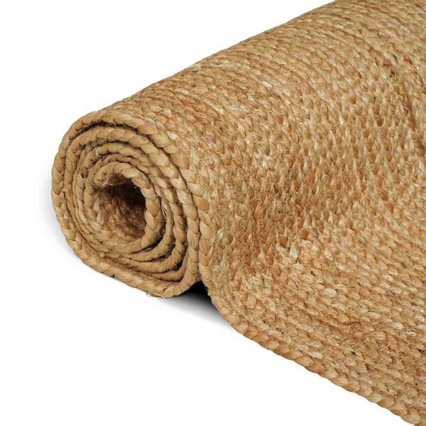 vidaXL Χαλί Μπεζ 240 x 240 cm Γιούτα