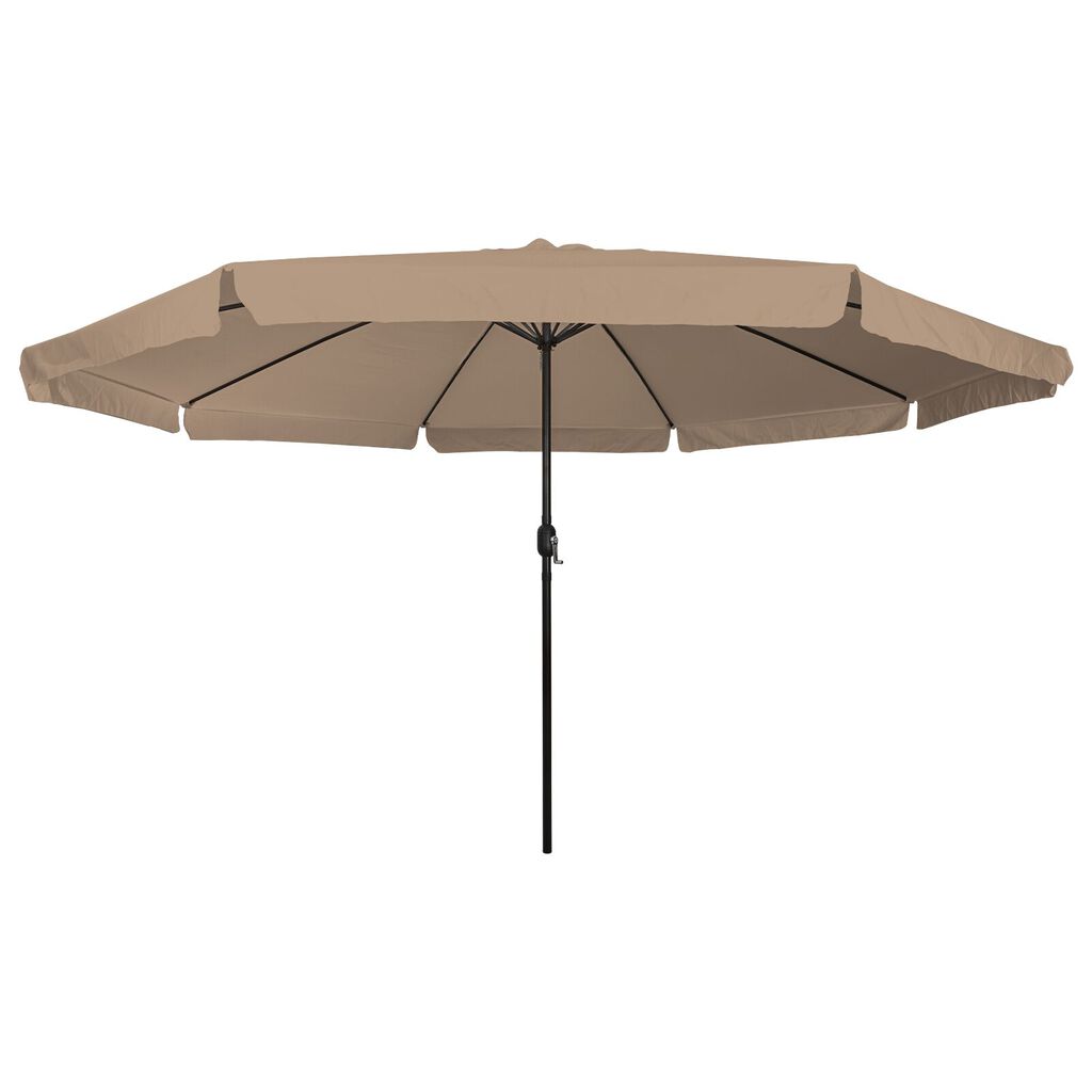 vidaXL Ομπρέλα Κήπου ø395x245 cm Ταουπέ