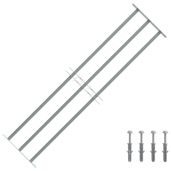 Κάγκελα Παραθύρων Ασφαλείας Ρυθμιζόμενα με 3 Μπάρες 1000-1500 χιλ.