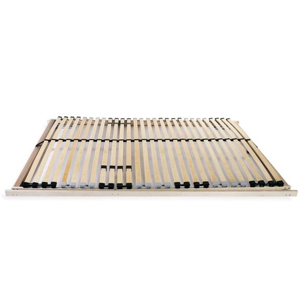 vidaXL Τελάρο Κρεβατιού με 28 Σανίδες & 7 Ζώνες 140 x 200 εκ.