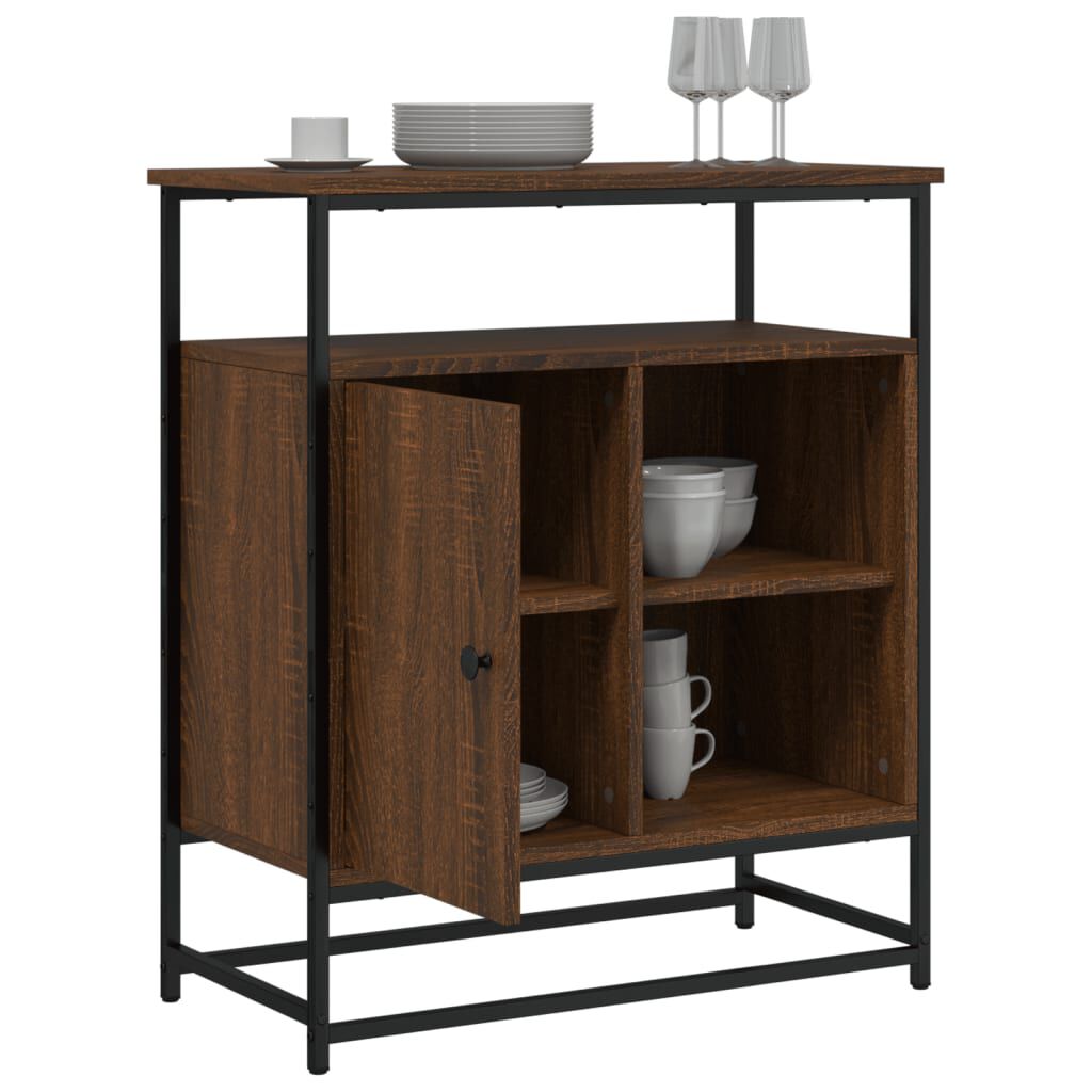 vidaXL Μπουφές Καφέ Δρυς 69x35x80 εκ. από Επεξεργασμένο Ξύλο