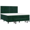 vidaXL &Kappa;&rho;&epsilon;&beta;ά&tau;&iota; Boxspring &mu;&epsilon; &Sigma;&tau;&rho;ώ&mu;&alpha; &Sigma;&kappa;&omicron;ύ&rho;&omicron; &Pi;&rho;ά&sigma;&iota;&nu;&omicron; 160x200&epsilon;&kappa;. &Beta;&epsilon;&lambda;&omicron;ύ&delta;&iota;&nu;&omicron;