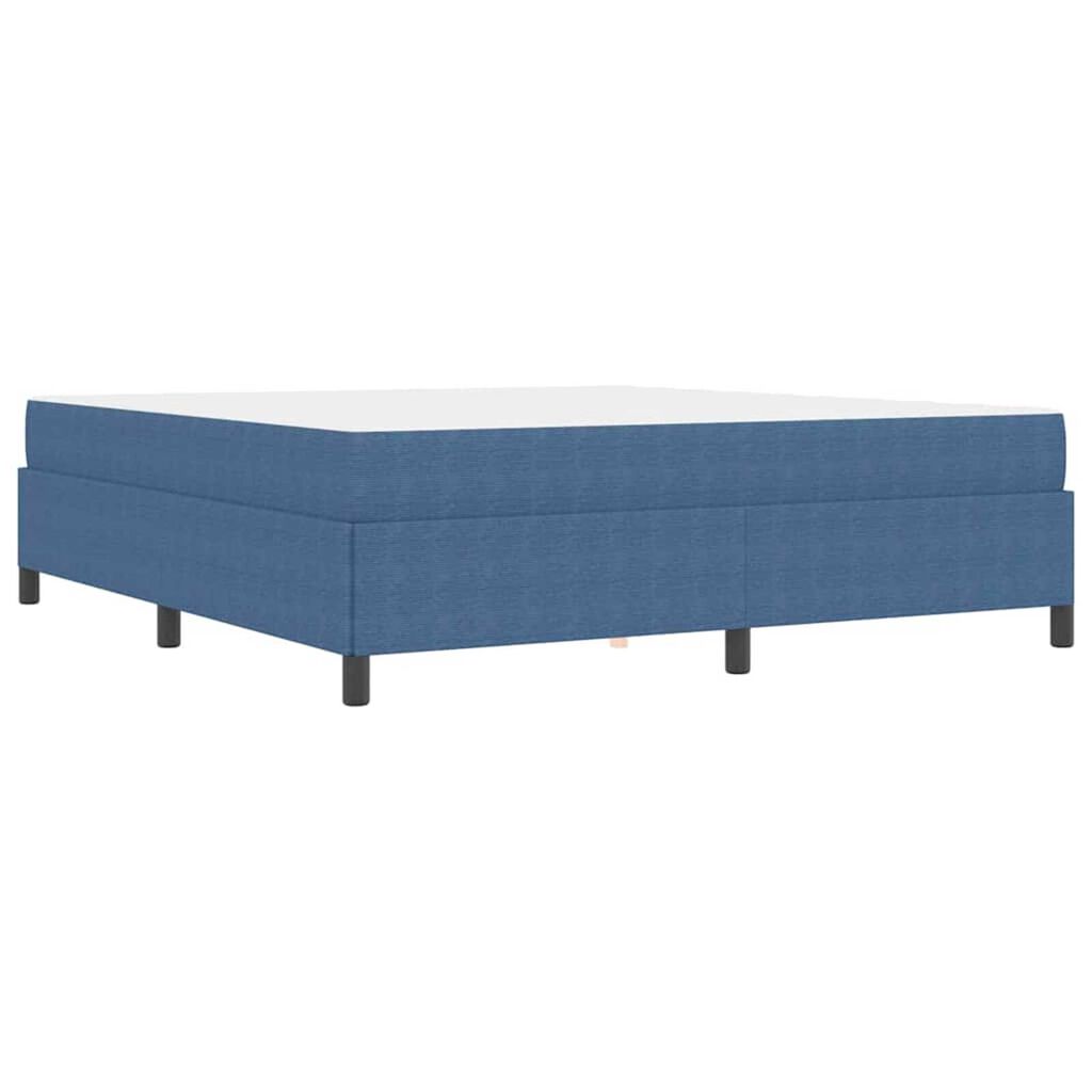 vidaXL Σκελετός Κρεβατιού Μπλε 180 x 200 cm Βελούδο