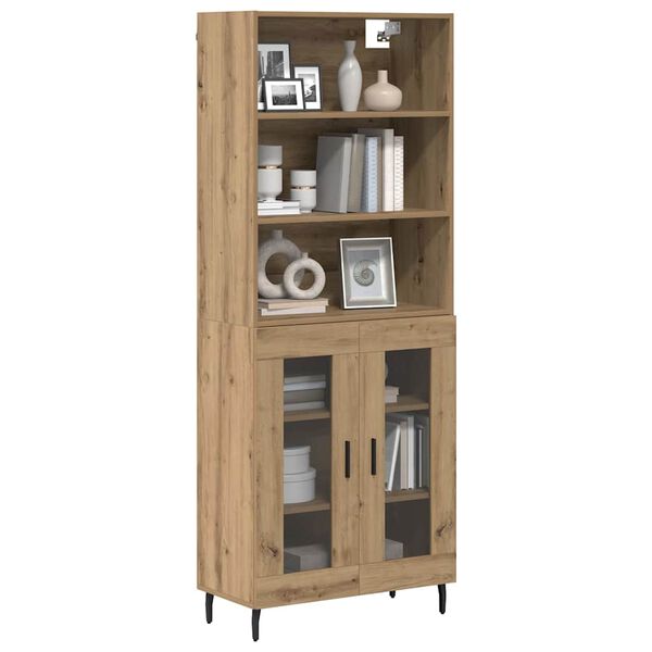 vidaXL Highboard Artisan Oak 69,5 x 34 x 180 &epsilon;&kappa;.