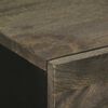 vidaXL Μπουφές Μαύρο 60x33x75 cm Μασίφ Ξύλο Μάνγκο