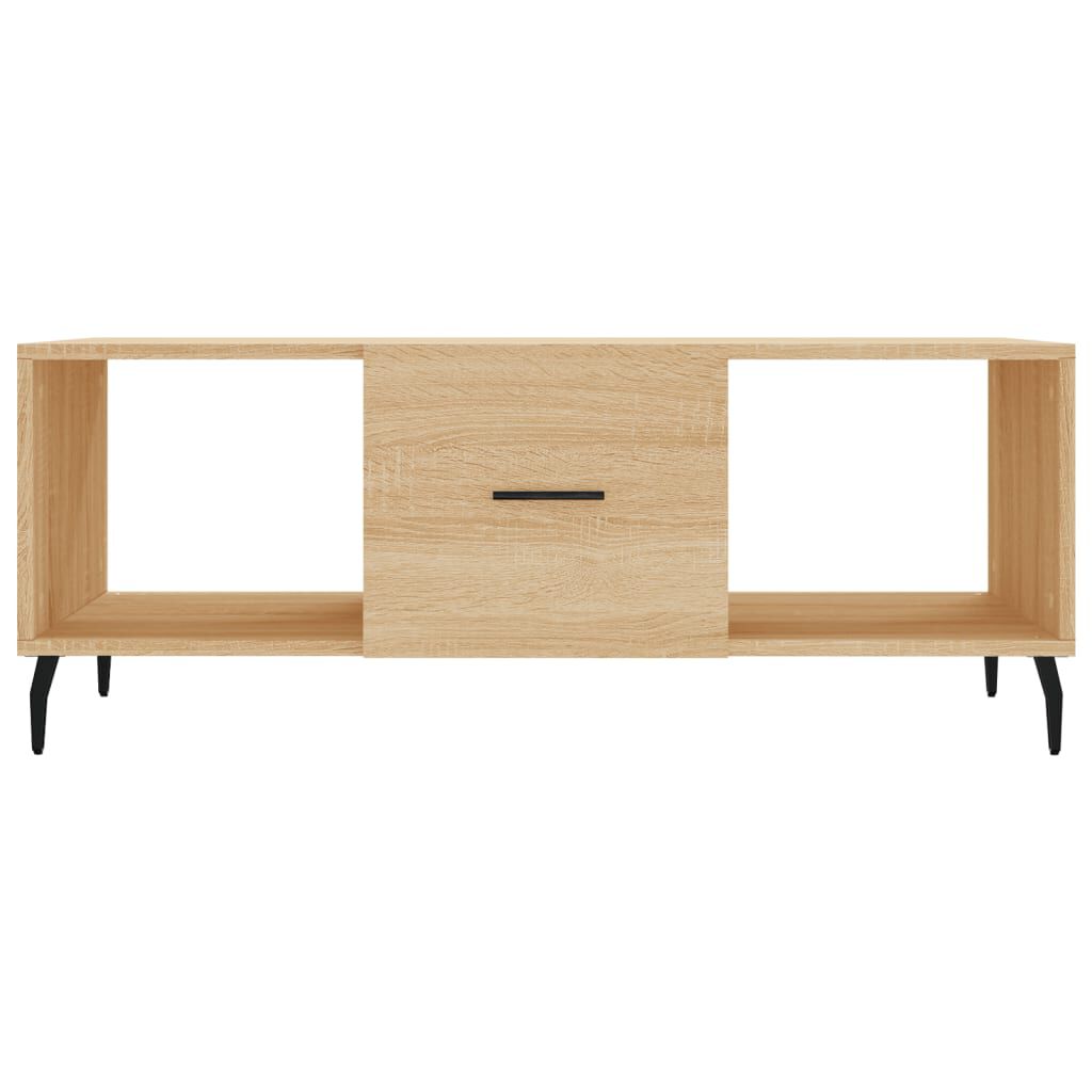 vidaXL Τραπεζάκι Σαλονιού Sonoma Δρυς 102x50x40 εκ. από Επεξεργ. Ξύλο