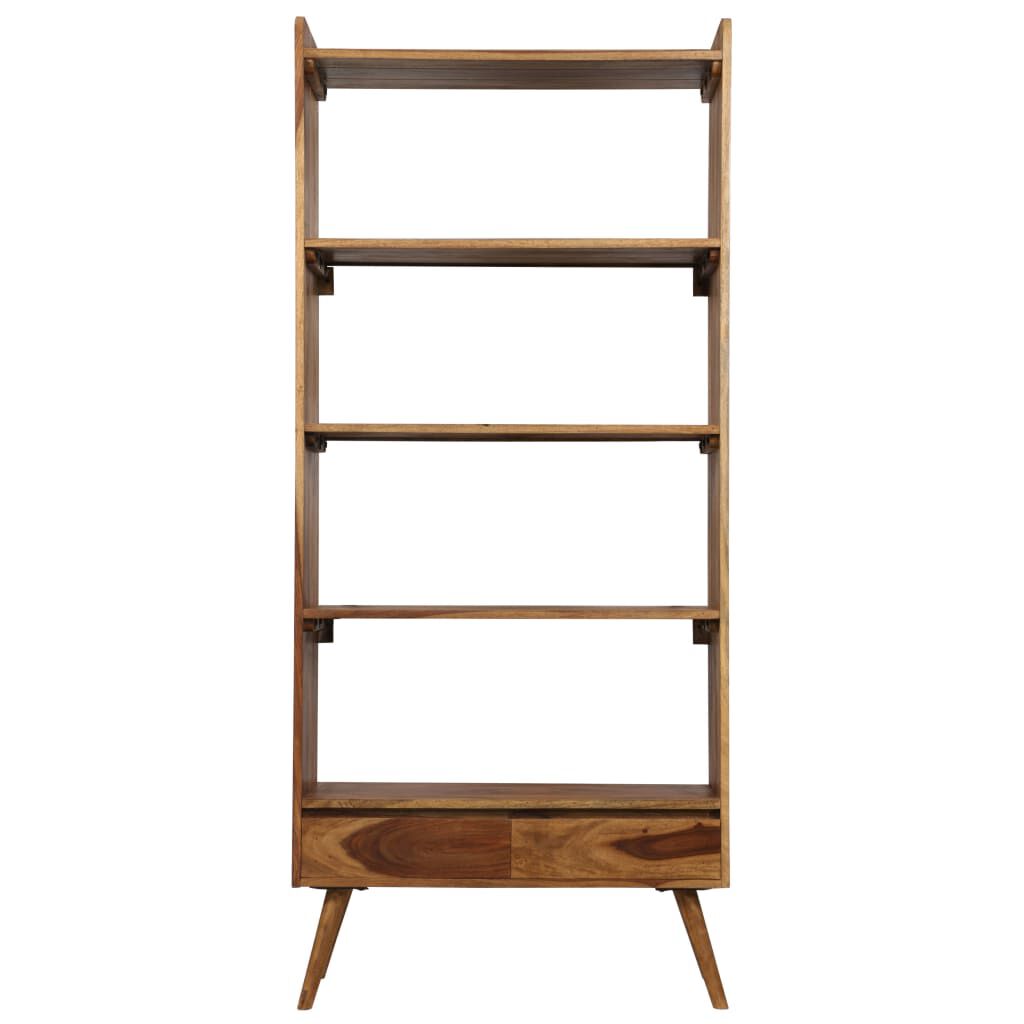 vidaXL Βιβλιοθήκη 75 x 30 x 170 εκ. από Μασίφ Ξύλο Sheesham