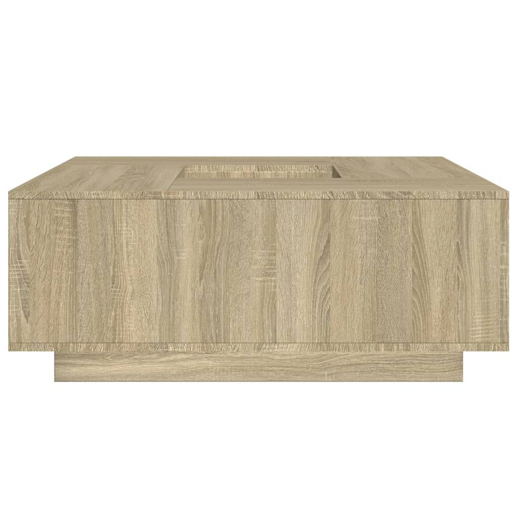 vidaXL Τραπεζάκι Σαλονιού Sonoma Δρυς 100x100x40 εκ Επεξεργασμένο Ξύλο