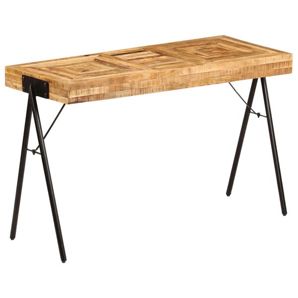 vidaXL Γραφείο 118 x 50 x 75 εκ. από Μασίφ Ξύλο Μάνγκο