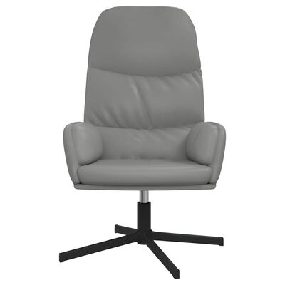 vidaXL Πολυθρόνα Relax Γκρι από Συνθετικό Δέρμα