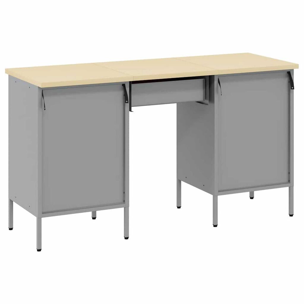 vidaXL Ντουλάπα Εργασίας με συρτάρι 3 pcs Κόκκινο 150 x 55 x 85 εκ