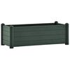 vidaXL Ζαρντινιέρα Υπερυψωμένη Πράσινη 100x43x35 εκ. Πολυπροπυλένιο