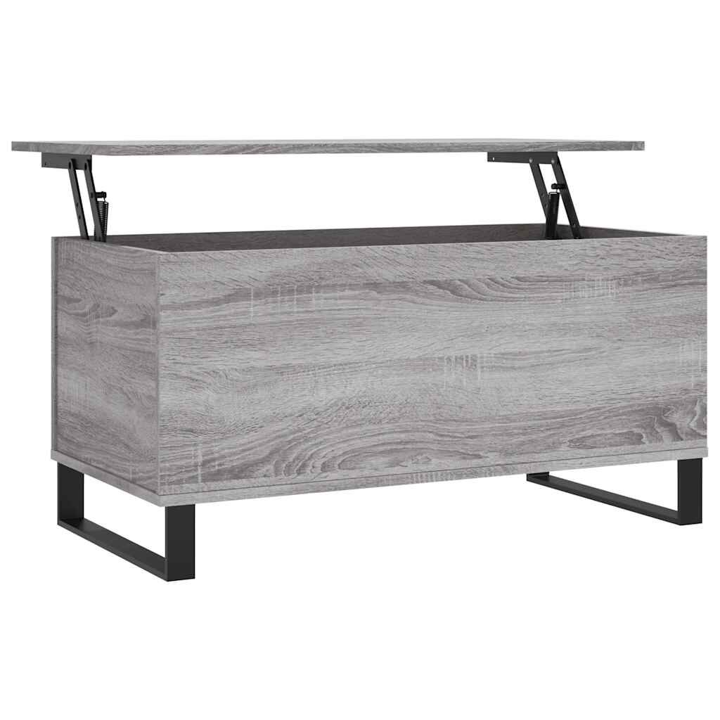 vidaXL Τραπεζάκι Σαλονιού Γκρι Sonoma 90x44,5x45 εκ.Επεξεργασμένο Ξύλο