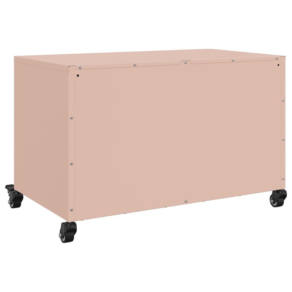 vidaXL Έπιπλο Τηλεόρασης Ροζ 68 x 39 x 43,5 εκ. Χάλυβας