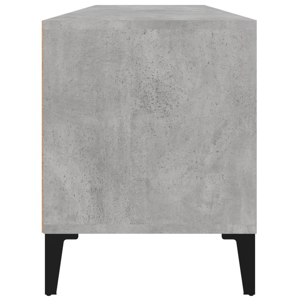 vidaXL Έπιπλο Τηλεόρασης Γκρι Σκυρ. 100 x 34,5 x 44,5 εκ. Επεξ. Ξύλο
