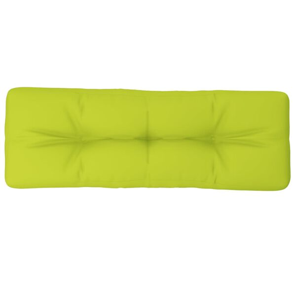vidaXL Μαξιλάρι Παλέτας Αν. Πράσινο 120 x 40 x 12 εκ. Υφασμάτινο