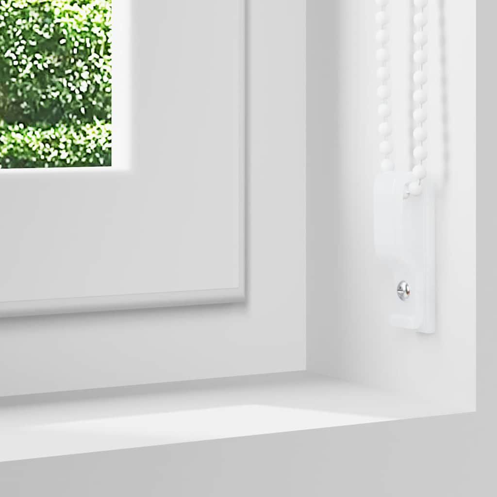 vidaXL Ρολέρ Μπλακάουτ Λευκό 115x230 εκ. Πλάτος υφάσματος 110,7 εκ.