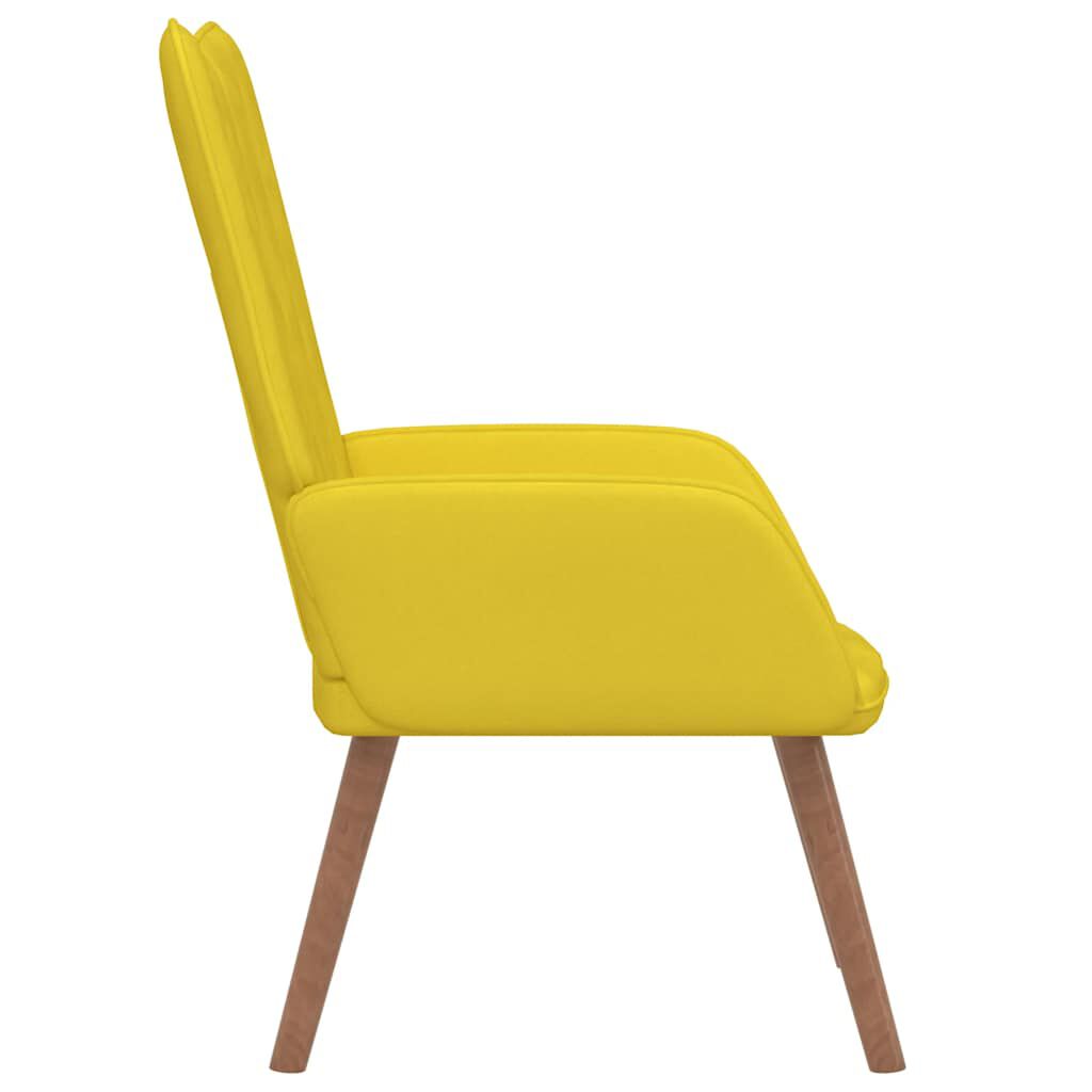vidaXL Πολυθρόνα Relax Κίτρινο Μουσταρδί Βελούδινη
