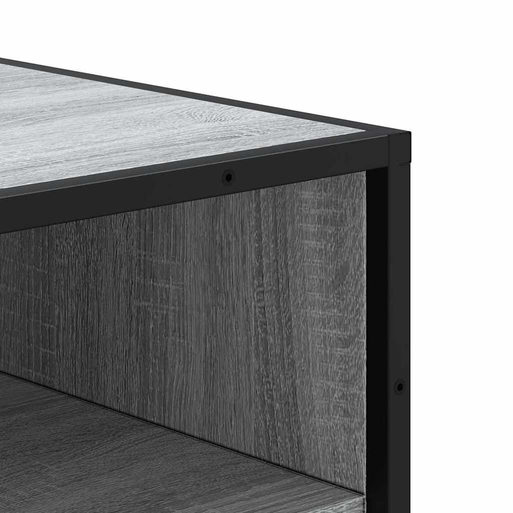 Ράφι παπουτσιών vidaXL Γκρι Sonoma 48x38x97,5 cm Κατασκευασμένο ξύλο