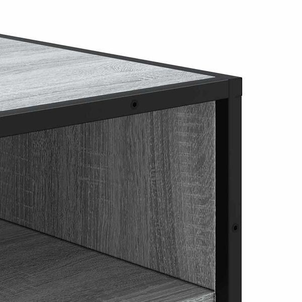 Ράφι παπουτσιών vidaXL Γκρι Sonoma 48x38x97,5 cm Κατασκευασμένο ξύλο