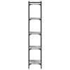 vidaXL Βιβλιοθήκη 5 Επιπέδων Γκρι Sonoma 40x30x154 εκ. Επεξεργ. Ξύλο