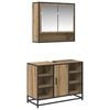 vidaXL &Sigma;&epsilon;&tau; &Epsilon;&pi;ί&pi;&lambda;&omega;&nu; &Mu;&pi;ά&nu;&iota;&omicron;&upsilon; 2 &tau;&mu;&chi;. Artisan Oak 80 x 33 x 60 &epsilon;&kappa;