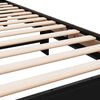 vidaXL Πλαίσιο Κρεβατιού Μαύρο 75 x 190 εκ. Επεξ. Ξύλο & Μέταλλο