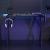 vidaXL Γραφείο Gaming Μαύρο 90 x 60 x 75 εκ. με Πόδια σε Σχήμα Υ