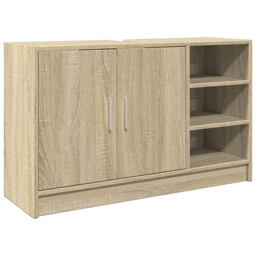 vidaXL Ντουλάπι Νιπτήρα Sonoma Δρυς 90x29x55εκ. από Επεξεργασμένο Ξύλο