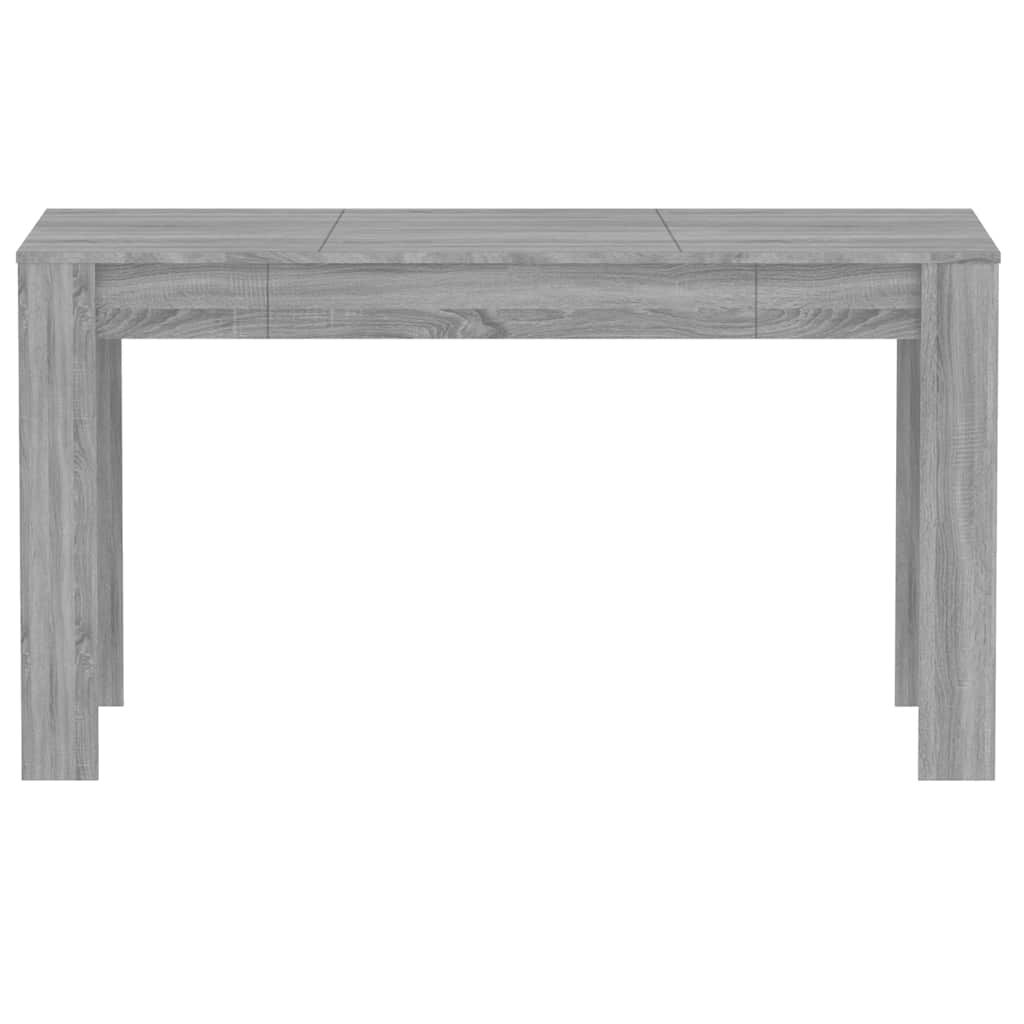 vidaXL Τραπεζαρία Γκρι Sonoma 140 x 74,5 x 76 εκ. Επεξεργασμένο Ξύλο