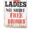 vidaXL Κρεμάστρα Τοίχου «MEN LADIES» με 6 Γάντζους 120 x 40 εκ.