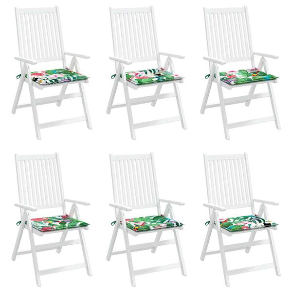 vidaXL &Mu;&alpha;&xi;&iota;&lambda;ά&rho;&iota;&alpha; &Kappa;&alpha;&rho;έ&kappa;&lambda;&alpha;&sigmaf; 6 &tau;&epsilon;&mu;. &Pi;&omicron;&lambda;ύ&chi;&rho;&omega;&mu;&alpha; 40x40x4 &epsilon;&kappa;. &Upsilon;&phi;&alpha;&sigma;&mu;ά&tau;&iota;&nu;&alpha;