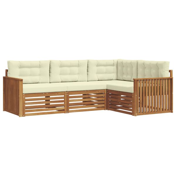 vidaXL &Sigma;&epsilon;&iota;&rho;ά &Kappa;&alpha;&nu;&alpha;&pi;έ &Epsilon;&xi;&omega;&tau;&epsilon;&rho;&iota;&kappa;&omicron;ύ &mu;&epsilon; &mu;&alpha;&xi;&iota;&lambda;ά&rho;&iota; 4 pcs &Phi;&upsilon;&sigma;&iota;&kappa;ό &kappa;&alpha;&iota; &Kappa;&rho;έ&mu;&alpha;