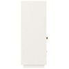 vidaXL Ντουλάπι Ψηλό Λευκό 67 x 40 x 108,5 εκ. από Μασίφ Ξύλο Πεύκου