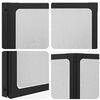 Πτυσσόμενο Διαχωριστικό Μπανιέρας 141 x 132 cm 3 Πάνελ
