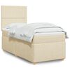 vidaXL &Kappa;&rho;&epsilon;&beta;ά&tau;&iota; Boxspring &mu;&epsilon; &Sigma;&tau;&rho;ώ&mu;&alpha; &Kappa;&rho;&epsilon;&mu; 80 x 200 &epsilon;&kappa;. &Upsilon;&phi;&alpha;&sigma;&mu;ά&tau;&iota;&nu;&omicron;