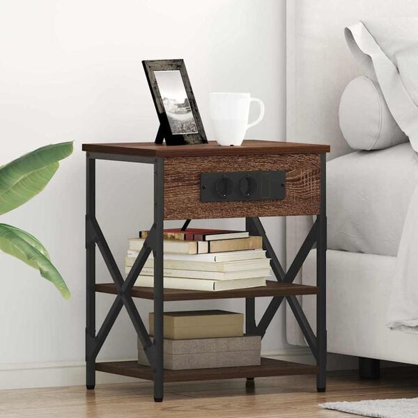 vidaXL &Kappa;&omicron;&mu;&omicron;&delta;ί&nu;&omicron; &mu;&epsilon; &rho;ά&phi;&iota; &Kappa;&alpha;&phi;έ &delta;&rho;&upsilon;&sigmaf; 41 x 31 x 51 &epsilon;&kappa;. &Epsilon;&pi;&epsilon;&xi;&epsilon;&rho;&gamma;&alpha;&sigma;&mu;έ&nu;&omicron; &xi;ύ&lambda;&omicron;