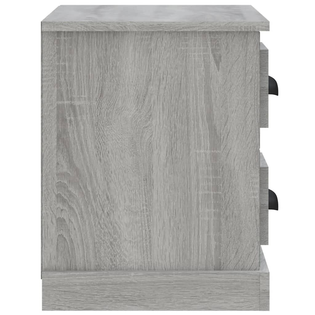 vidaXL Κομοδίνο Γκρι Sonoma 60 x 35,5 x 45 εκ.