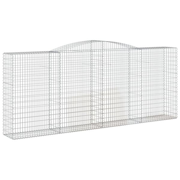 vidaXL Συρματοκιβώτια Τοξωτά 20 τεμ. 400x50x160/180 εκ. Γαλβαν. Ατσάλι