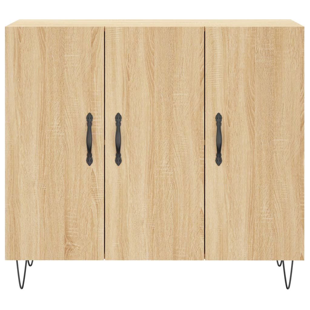 vidaXL Ντουλάπι Sonoma δρυς 90x34x80 εκ. Επεξεργασμένο Ξύλο