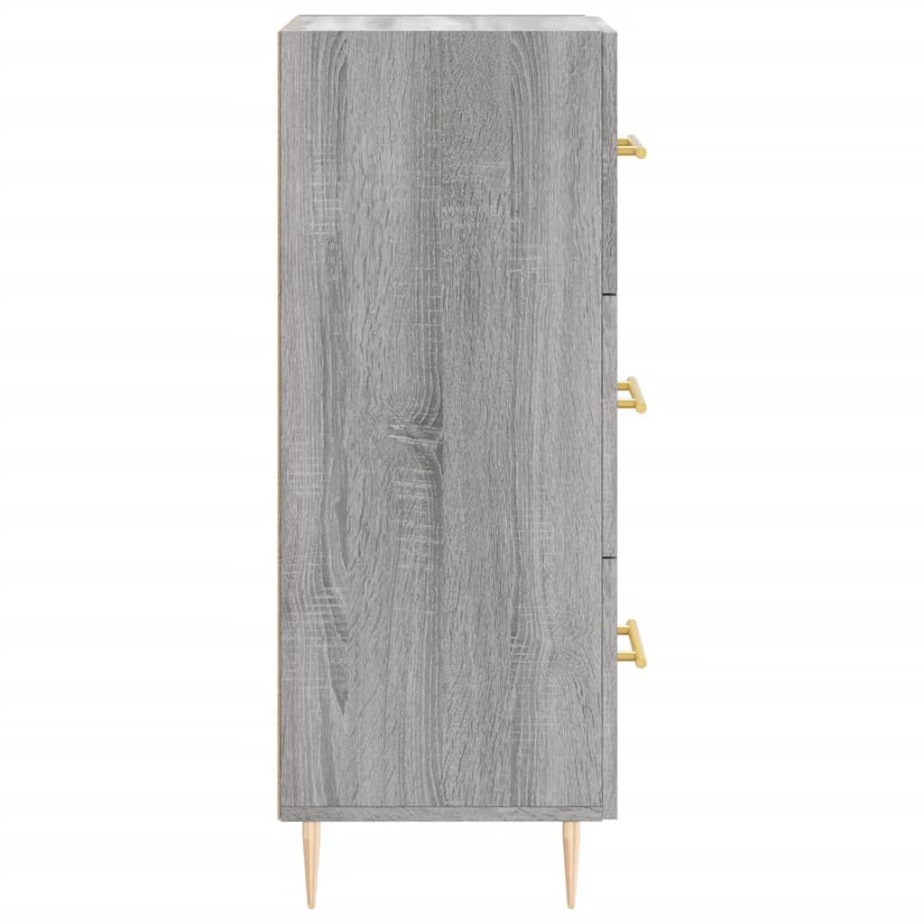 vidaXL Ντουλάπι Γκρι Sonoma 34,5x34x90 εκ. από Επεξεργασμένο Ξύλο