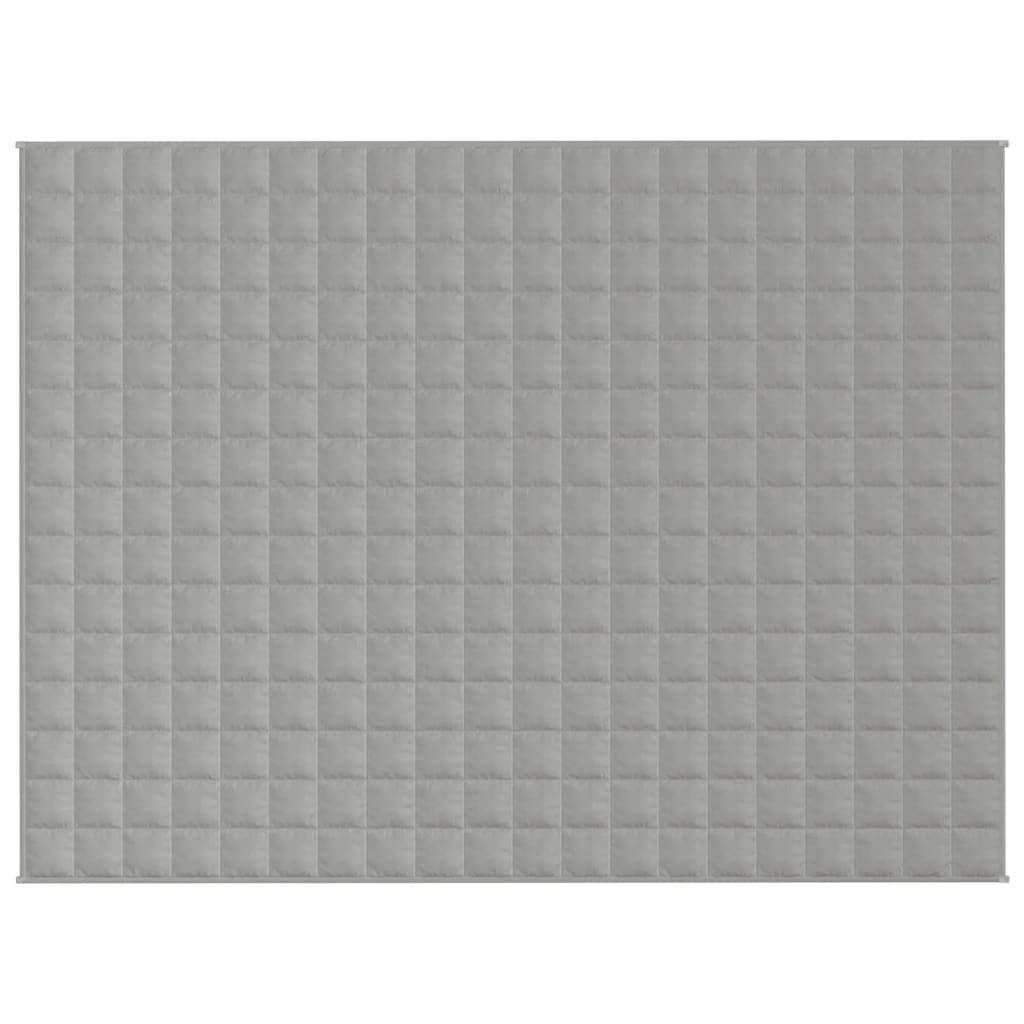 vidaXL Κουβέρτα Βαρύτητας Γκρι 150 x 200 εκ. 7 κ. Υφασμάτινη