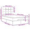 vidaXL Οθωμανικό κρεβάτι με στρώματα ροζ 120x190cm Velvet