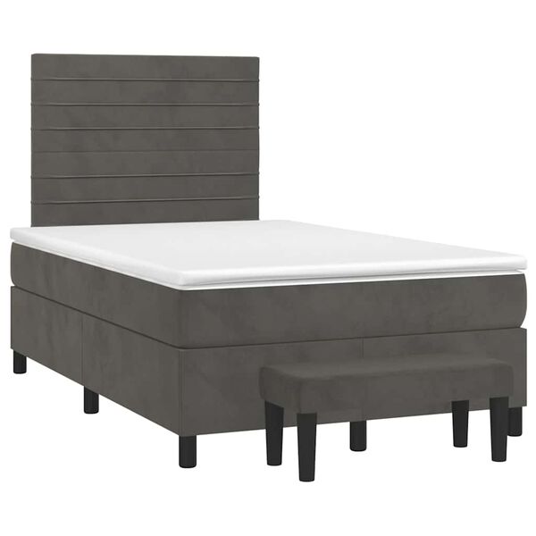 vidaXL &Kappa;&rho;&epsilon;&beta;ά&tau;&iota; Boxspring &mu;&epsilon; &Sigma;&tau;&rho;ώ&mu;&alpha; &Sigma;&kappa;&omicron;ύ&rho;&omicron; &Gamma;&kappa;&rho;&iota; 120x190 &epsilon;&kappa;. &Beta;&epsilon;&lambda;&omicron;ύ&delta;&iota;&nu;&omicron;