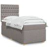 vidaXL &Kappa;&rho;&epsilon;&beta;ά&tau;&iota; Boxspring &mu;&epsilon; &Sigma;&tau;&rho;ώ&mu;&alpha; Taupe 90x200 &epsilon;&kappa;. &Upsilon;&phi;&alpha;&sigma;&mu;ά&tau;&iota;&nu;&omicron;