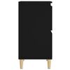 vidaXL Ντουλάπι Μαύρο 60x35x70 εκ. από Επεξεργασμένο Ξύλο