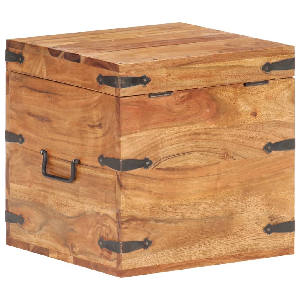vidaXL Μπαούλο 40 x 40 x 40 εκ. από Μασίφ Ξύλο Ακακίας