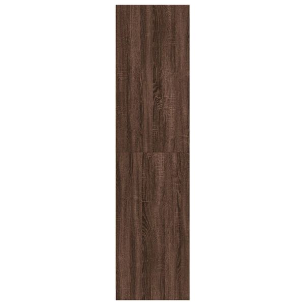 vidaXL Ντουλάπα Καφέ Δρυς 30x50x200 εκ. από Επεξεργασμένο Ξύλο